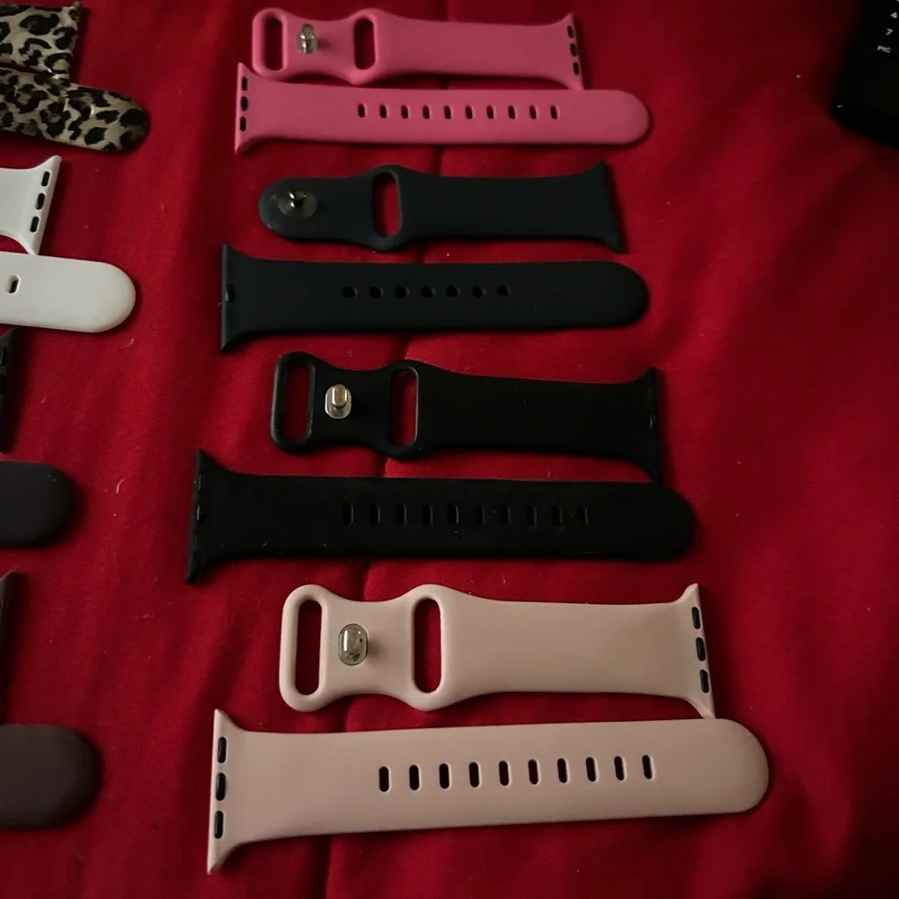 Stylish Wearable Bands Set - Black, Pink, Brown, Cream